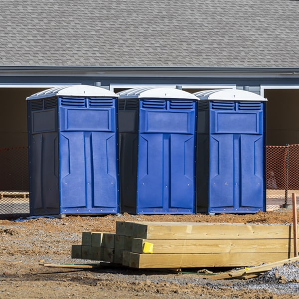 what is the expected delivery and pickup timeframe for the portable restrooms in Alton Bay NH